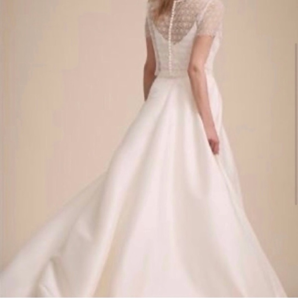 Jenny Yoo for BHLDN Wedding Topper. Worn once. - Picture 2 of 8
